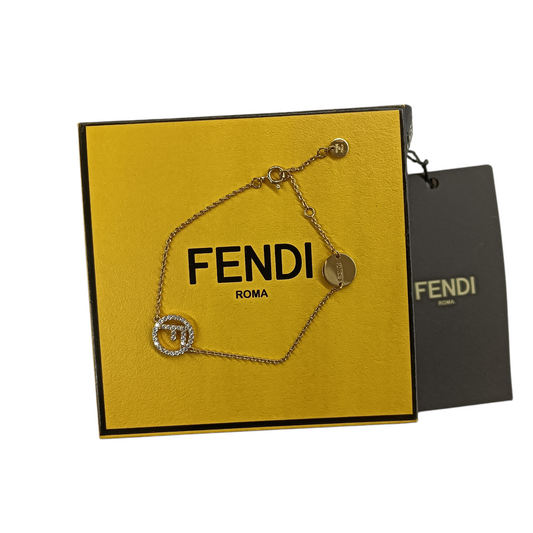 FENDI Bracelet Rank (B) Gold/Silver 1A4222