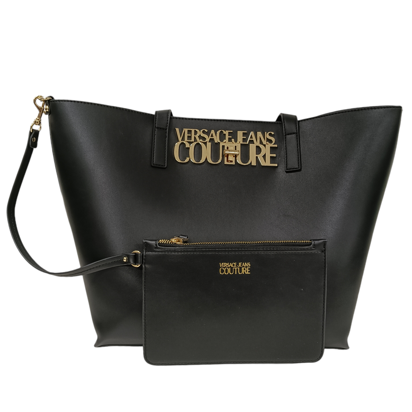 VERSACE JEANS COUTURE TOTE BAG BLACK