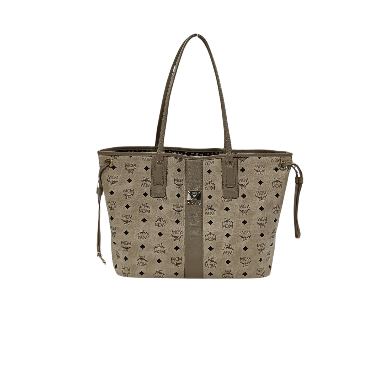 MCM Tote Bag MWP7AVI22IG001 Beige Reversible Tote