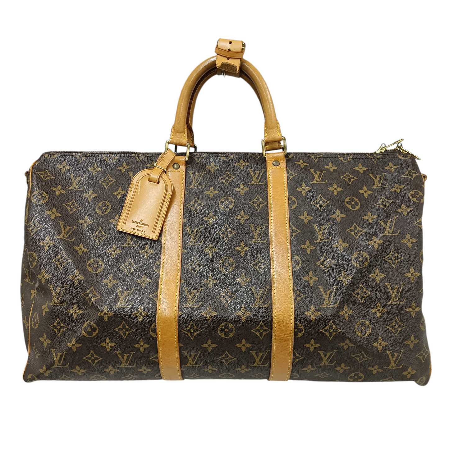 LOUIS VUITTON Travel Bag Monogram M41426 Rack C Brown SD0991