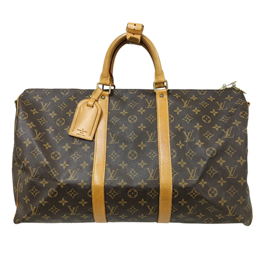 LOUIS VUITTON Travel Bag Monogram M41426 Rack C Brown SD0991