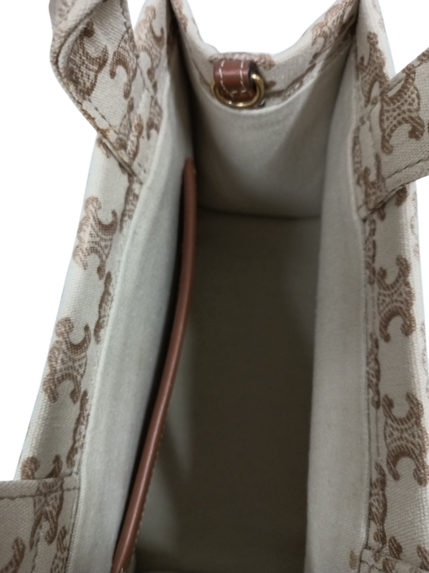 CELINE 2WAY BAG IVORY RANK B U-GA-1223