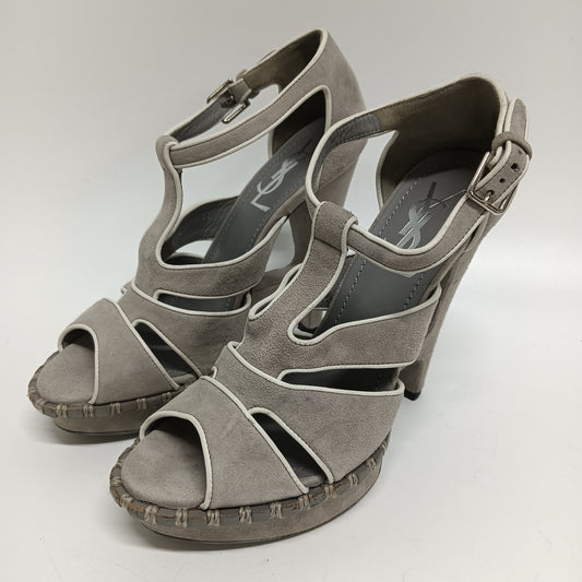 Yves Saint Laurent Shoes Size 36 Gray/White 241773