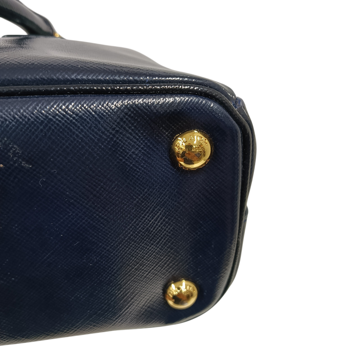 PRADA 2WAY Bag 1BA906 Navy