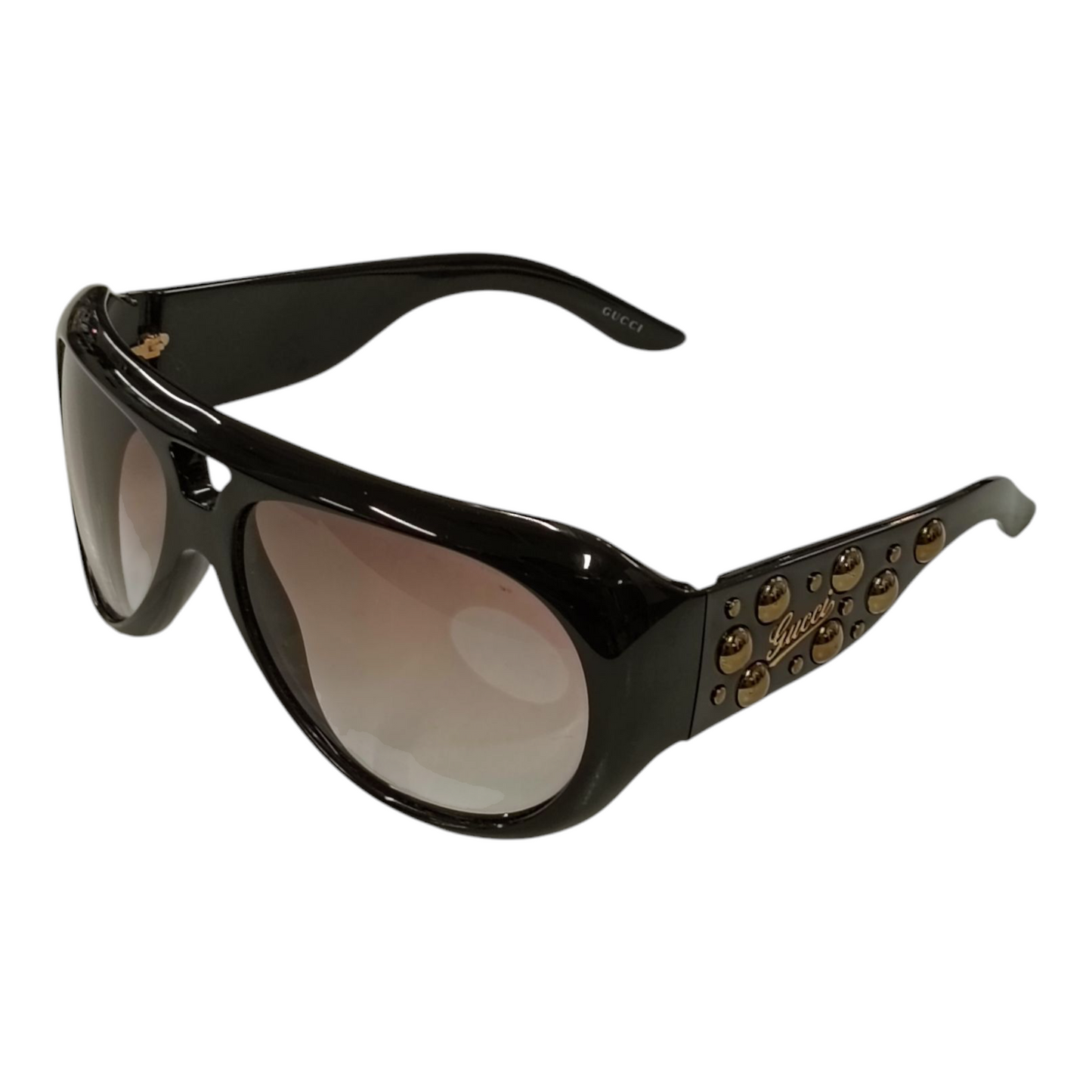 GUCCI Sunglasses Black/Gold GG3037