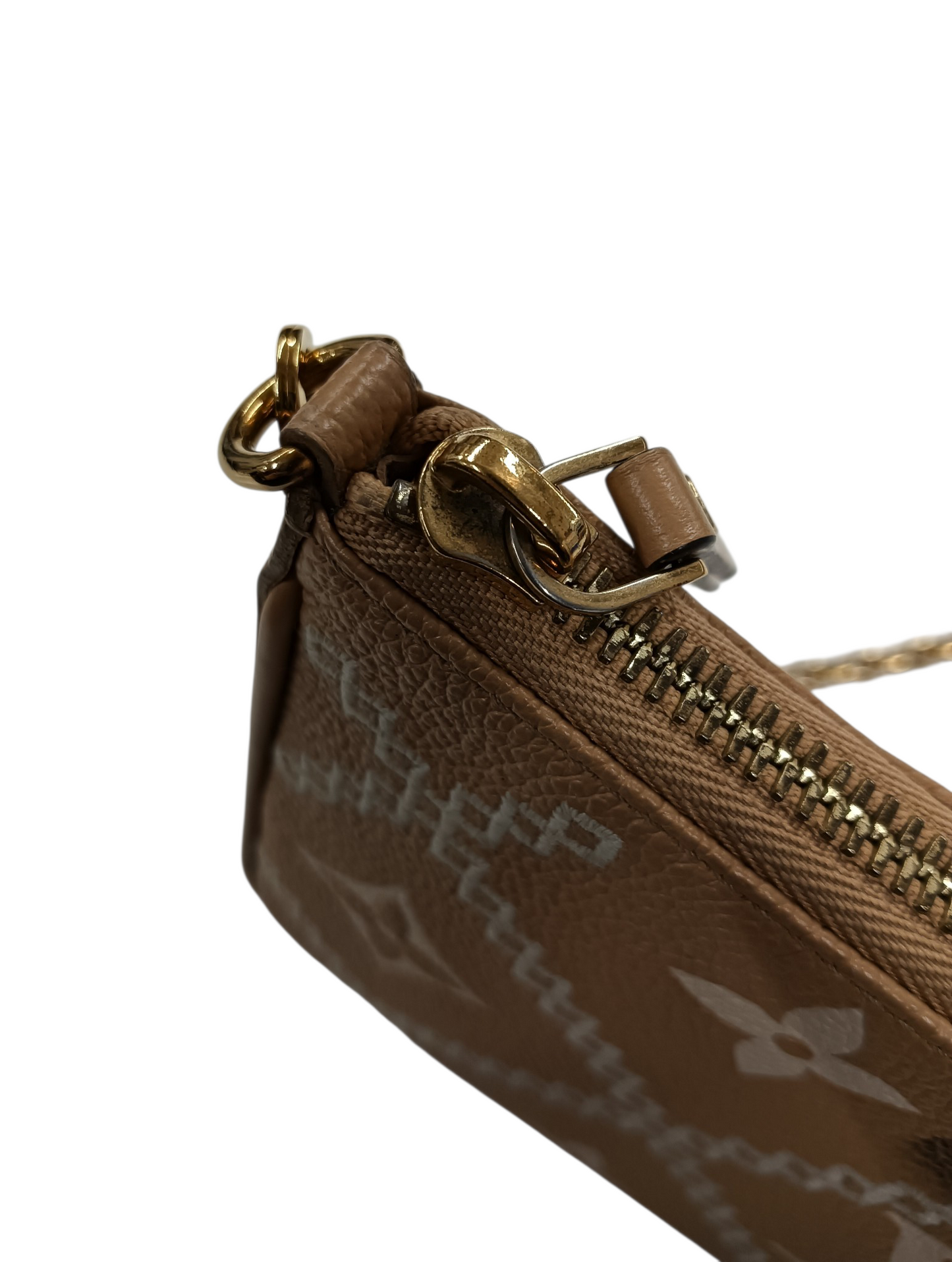 LOUIS VUITTON Shoulder Bag Monogram NFC Easy Pouch Beige M81137