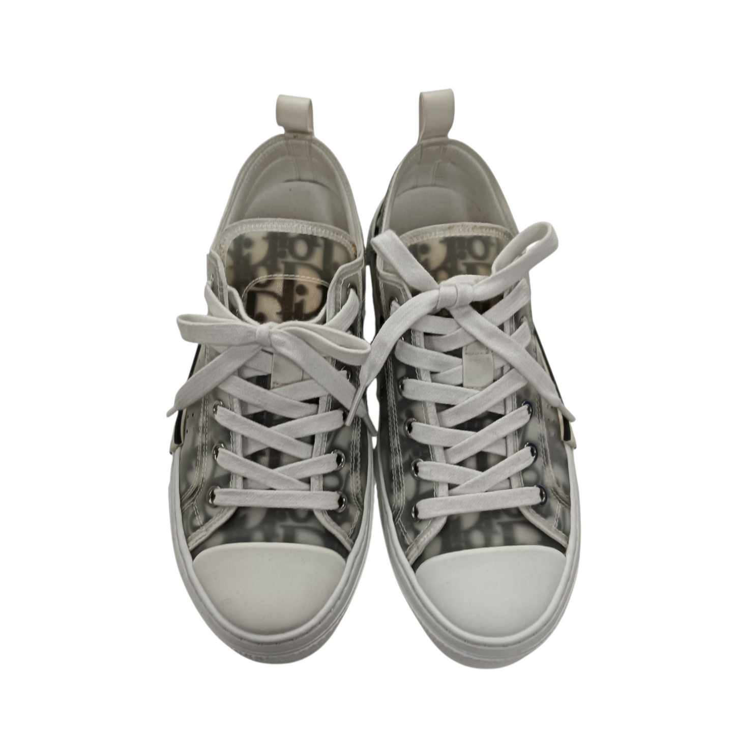 Christian Dior Sneaker Lady's 38 White And Black *Stain