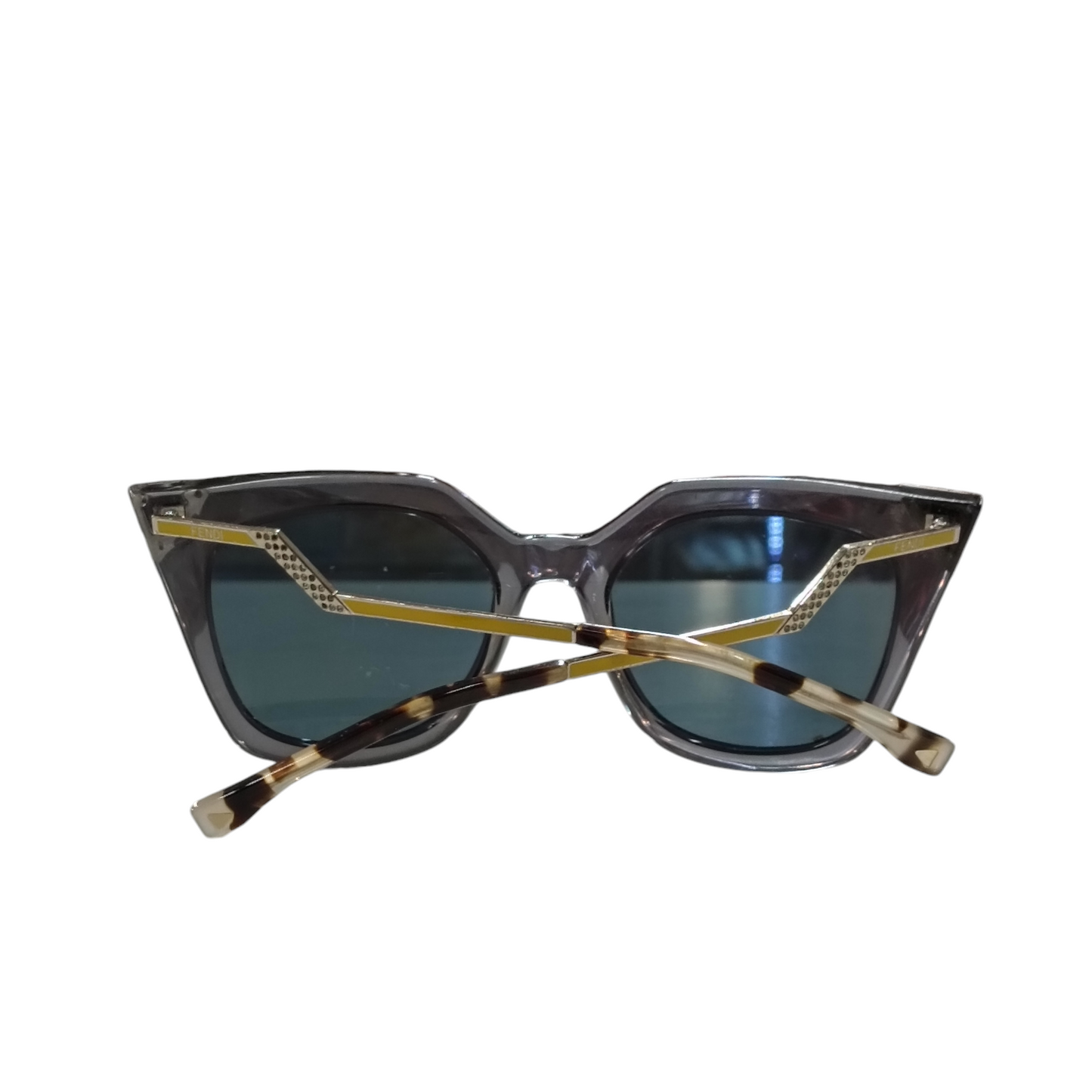 FENDI Sunglasses Gray/Yellow FF 0060/S