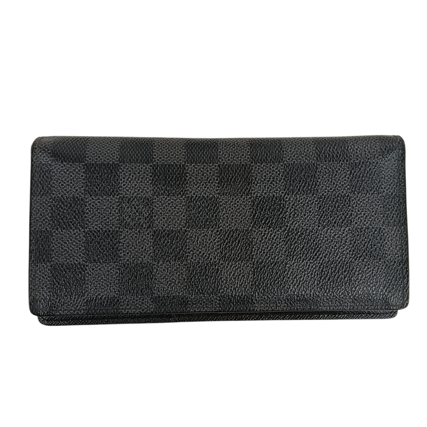 LOUIS VUITTON Long Wallet Damier Graphite N62665 Black IA3193 Rank (B) *NAME