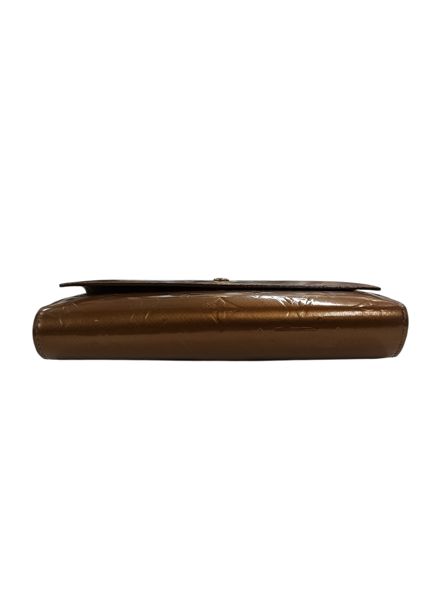 LOUIS VUITTON Wallet Verni M65107 Brown TH0014