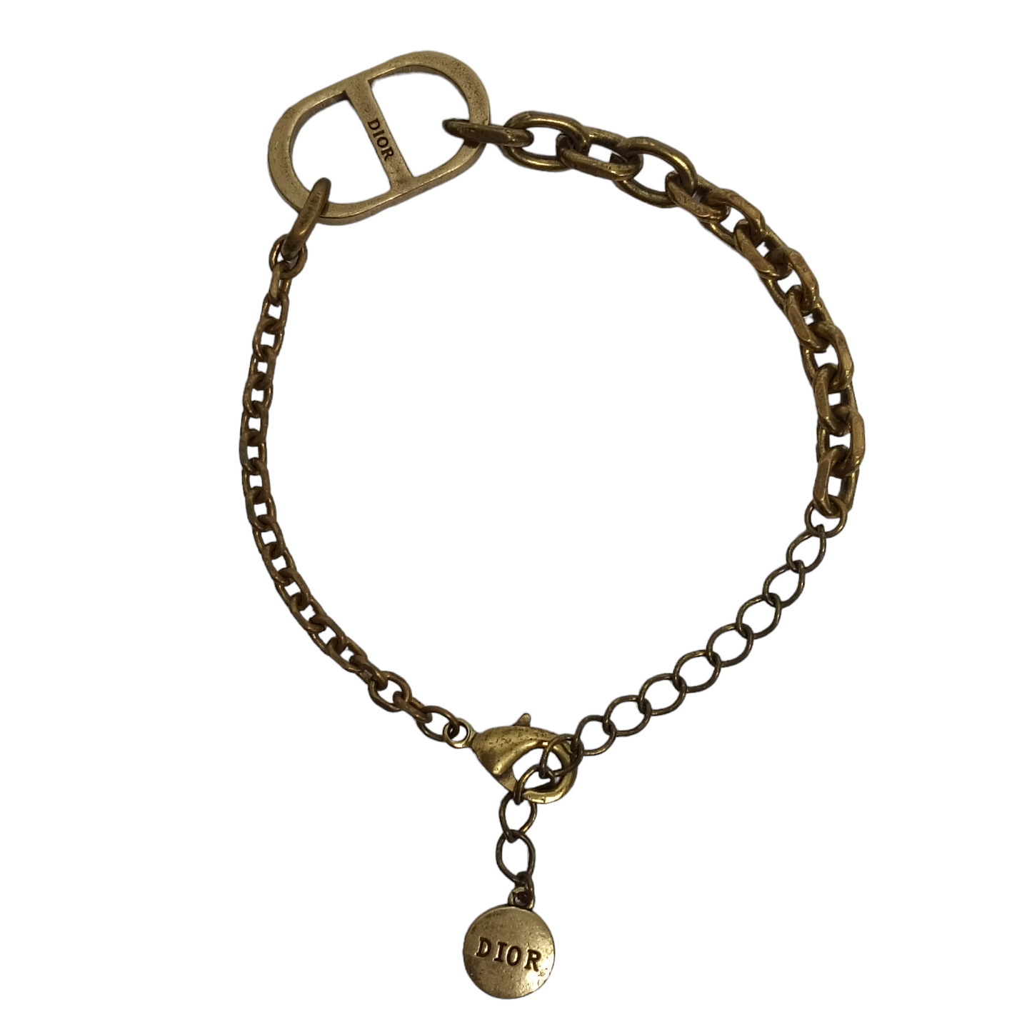 CHRISTIAN DIOR Bracelet Gold Logo