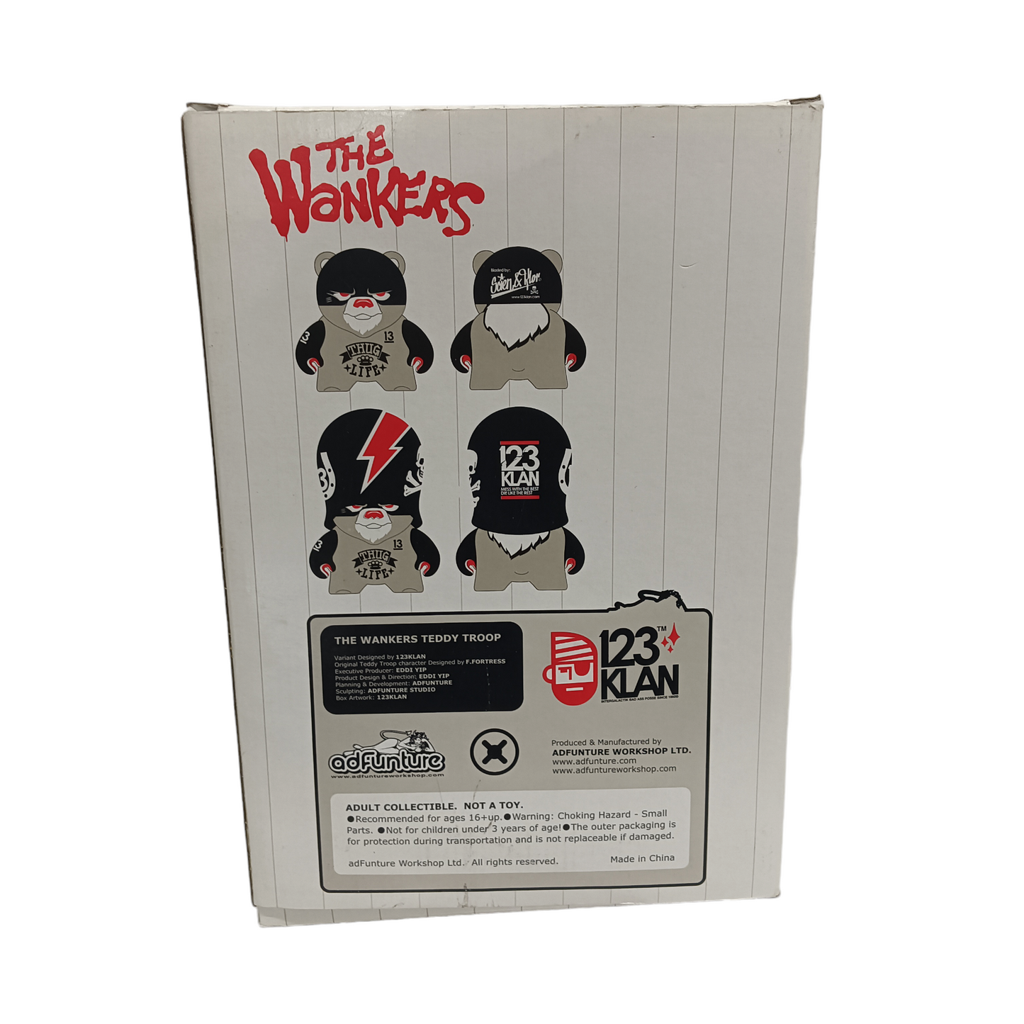 123 KLAN THEWANKERS TEDDY TROOP Figure