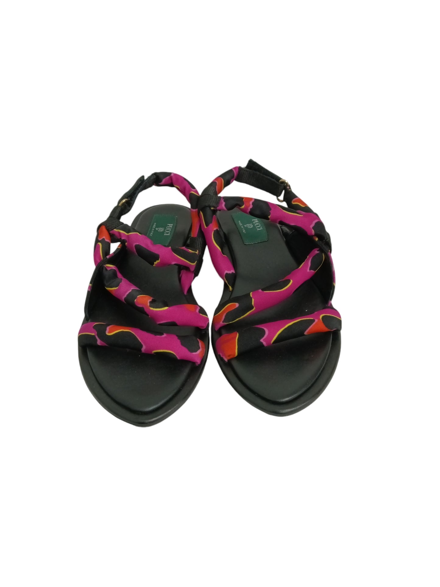 PUCCI SANDAL LADY'S BLACK/PINK RANK(A)
