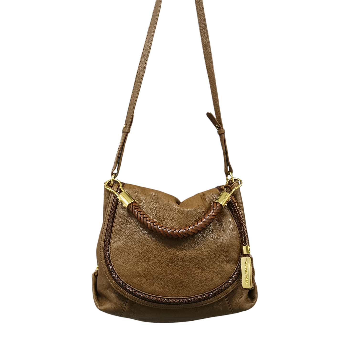 MICHAEL KORS 2Way Shoulder Bag Brown/Gold