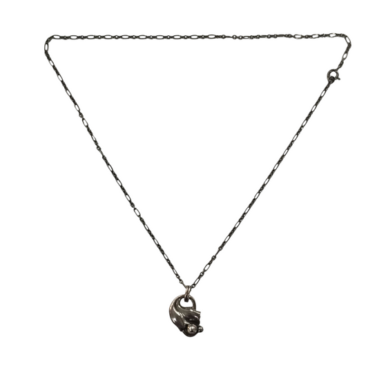 Georg Jensen Necklace  Silver Pendant/1999
