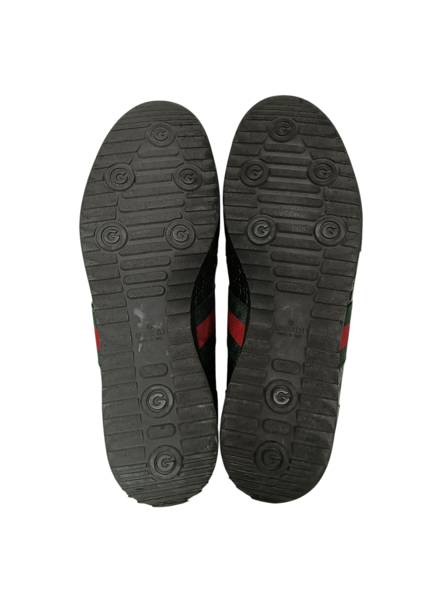 GUCCI Sneaker Size 11 Mens Black 233334 Scratch