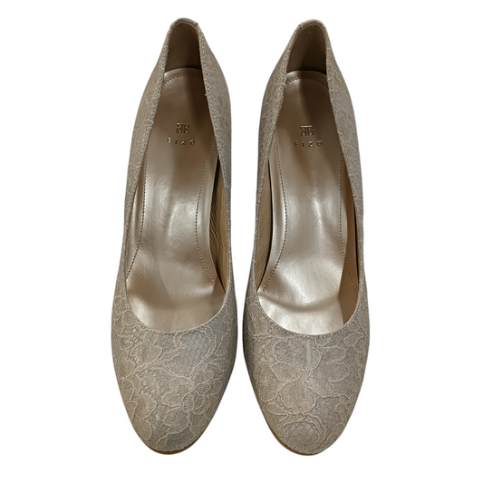 EIZO HIGH HEELS PUMPS SIZE 39 LIGHT GRAY