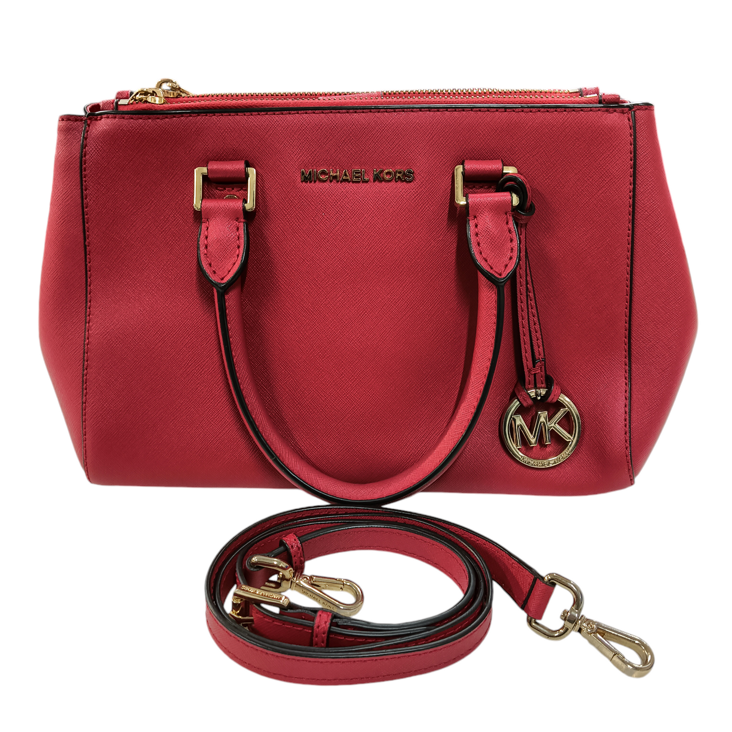 MICHAEL KORS 2WAY BAG RED *STICKY