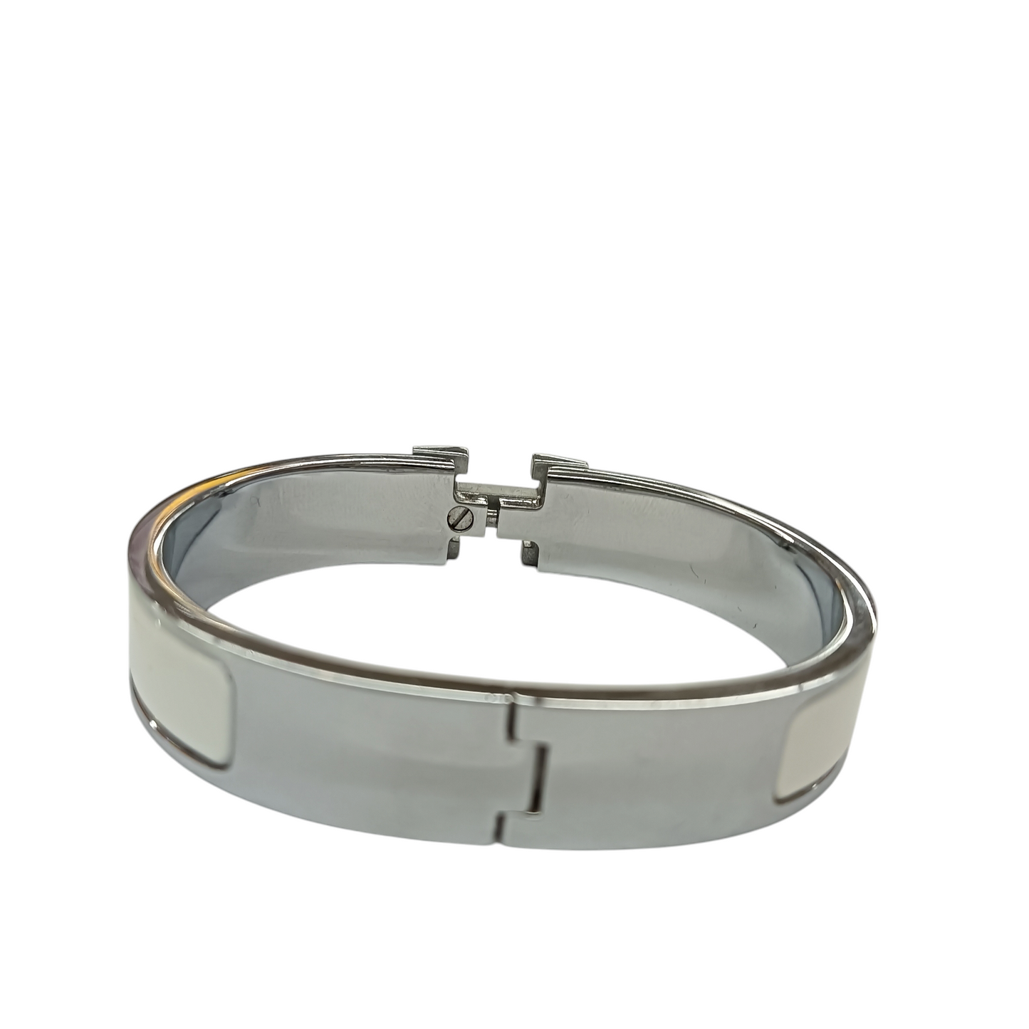HERMES Bracelet Rank (B) Silver ST 0158