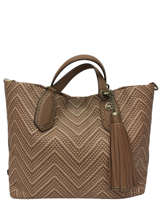 MICHAEL KORS 2 WAY BAG BROWN 30H8BBNT3U RANK (A) SCRATCH