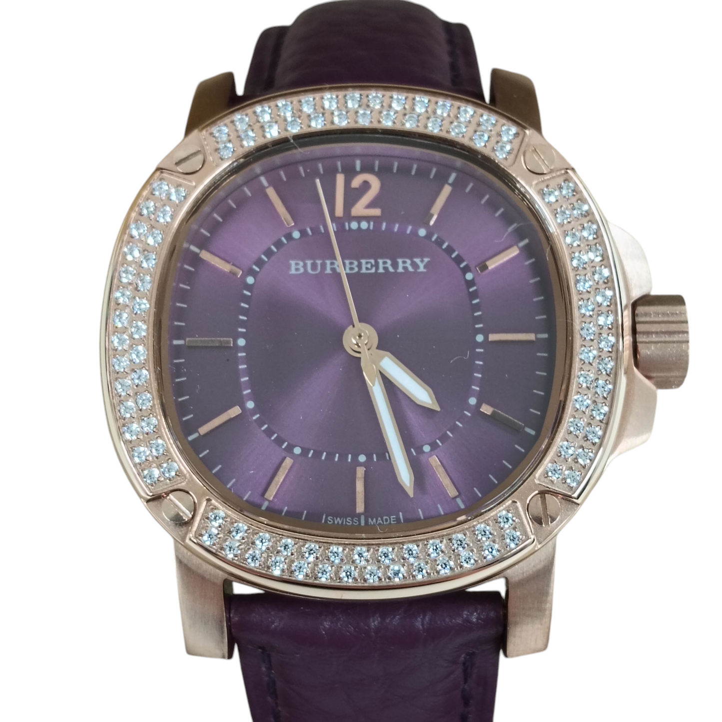 BURBERRY Wrist Watch BBY1809 Rank (A) Purple