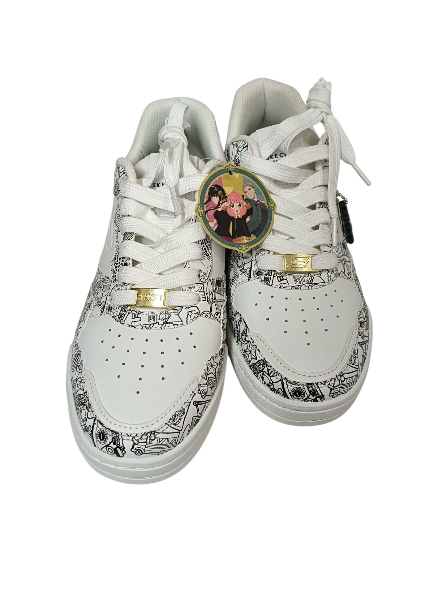 SKECHERS Sneaker Size 9 US SN183902 Unisex White