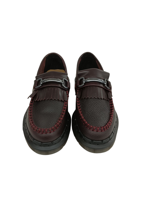 Dr. Martens Loafers size 5 us Lady's Burgundy MA005 Adrian Snaffle