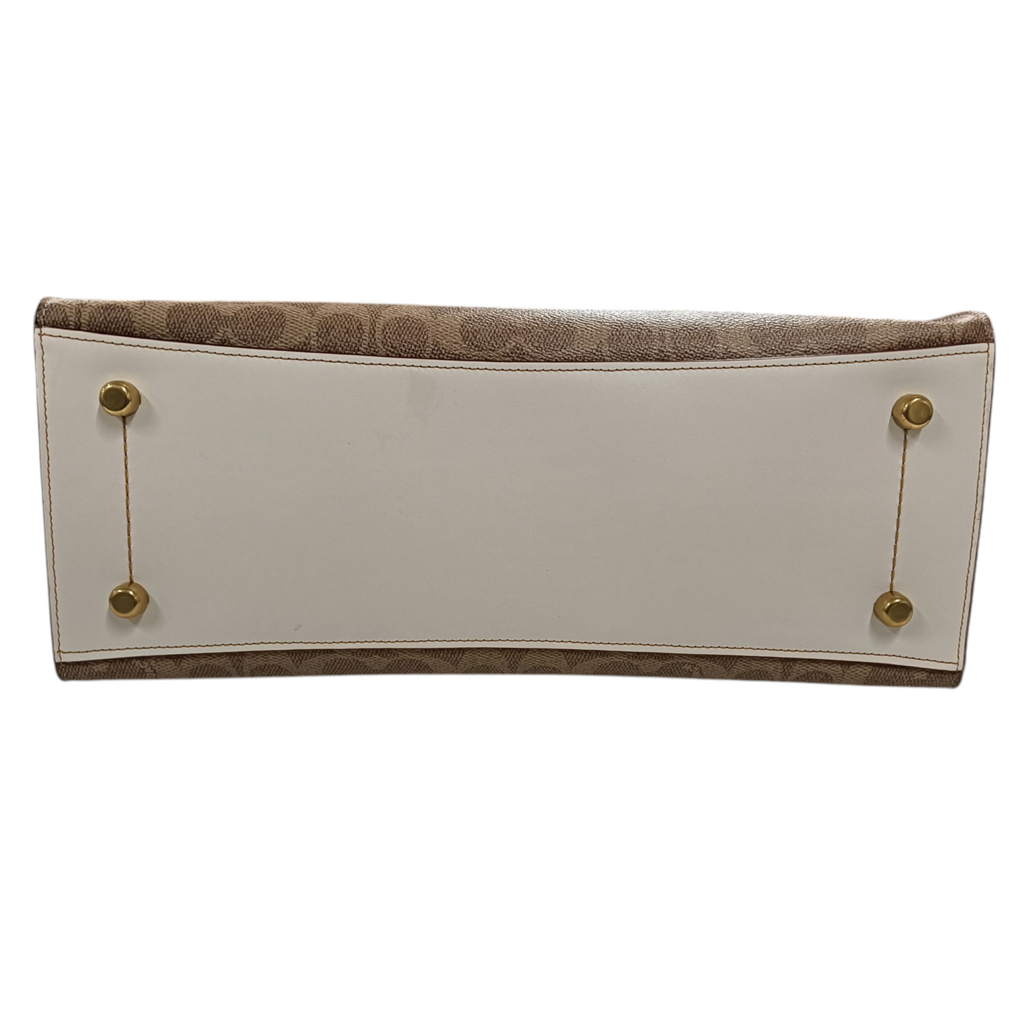 COACH 2Way Bag Beige 31210