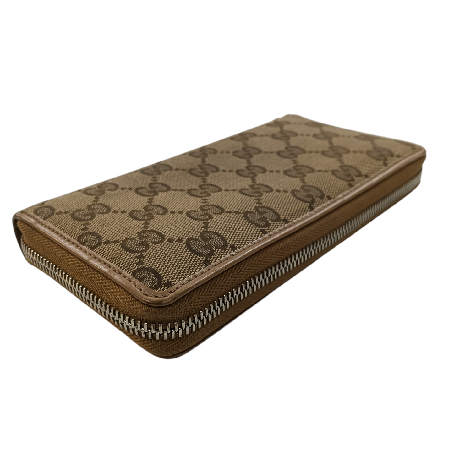 GUCCI Long Wallet Brown 233025