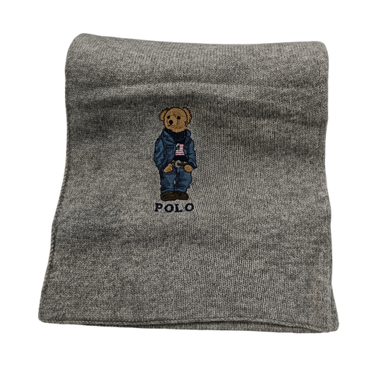 POLO RALPH LAUREN MUFFLER BEAR GRAY