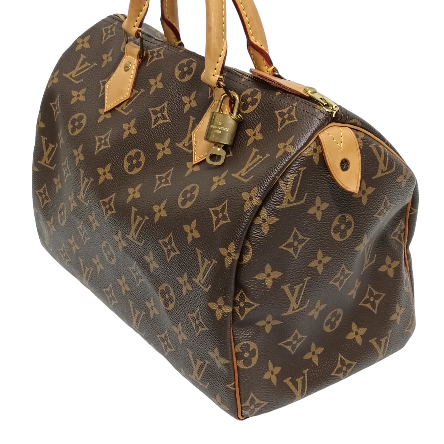 LOUIS VUITTON Handbag Monogram Brown Speedy 30 M41526