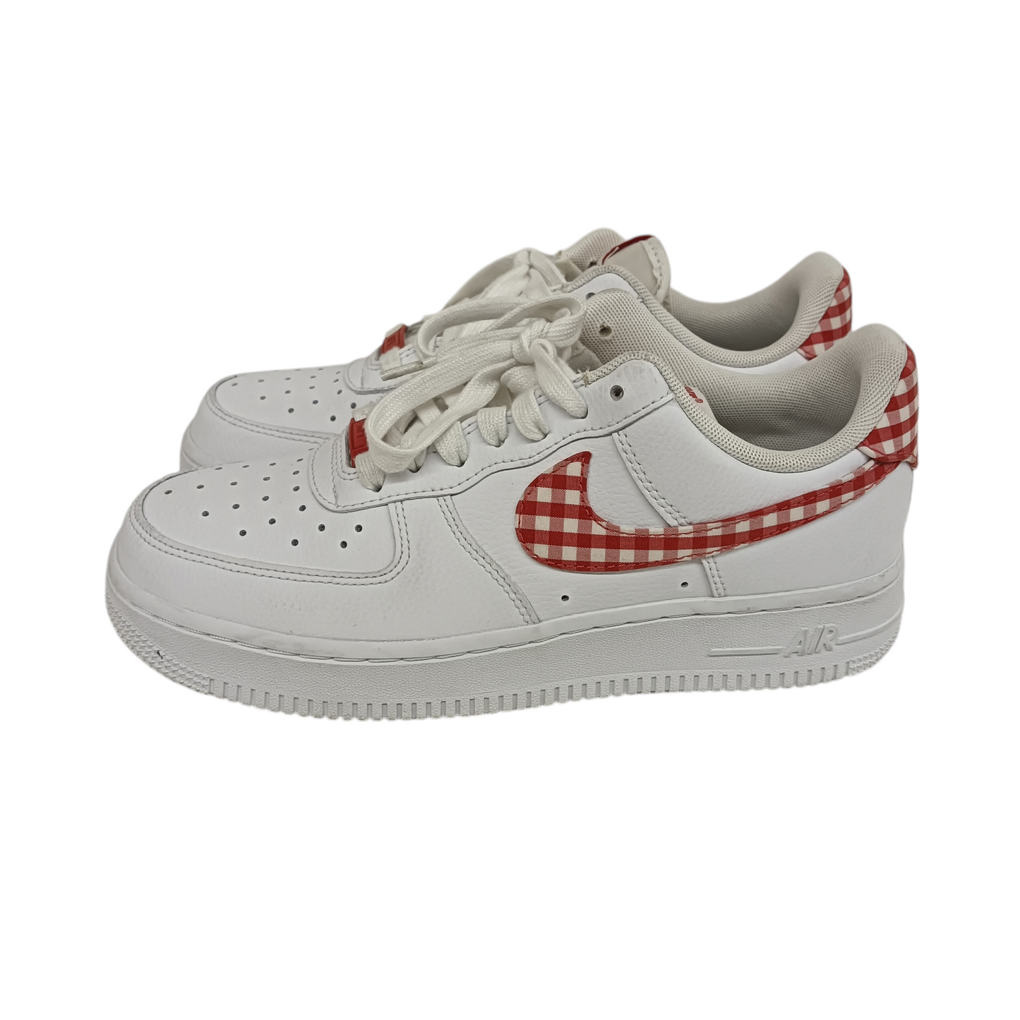 NIKE Sneaker 38 DZ2784-101 Lady's White/Red Rank(AB) Stain