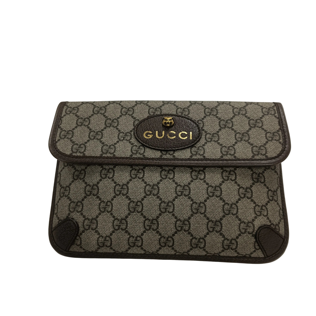 GUCCI Shoulder Bag 493930 Brown **Stain 493492
