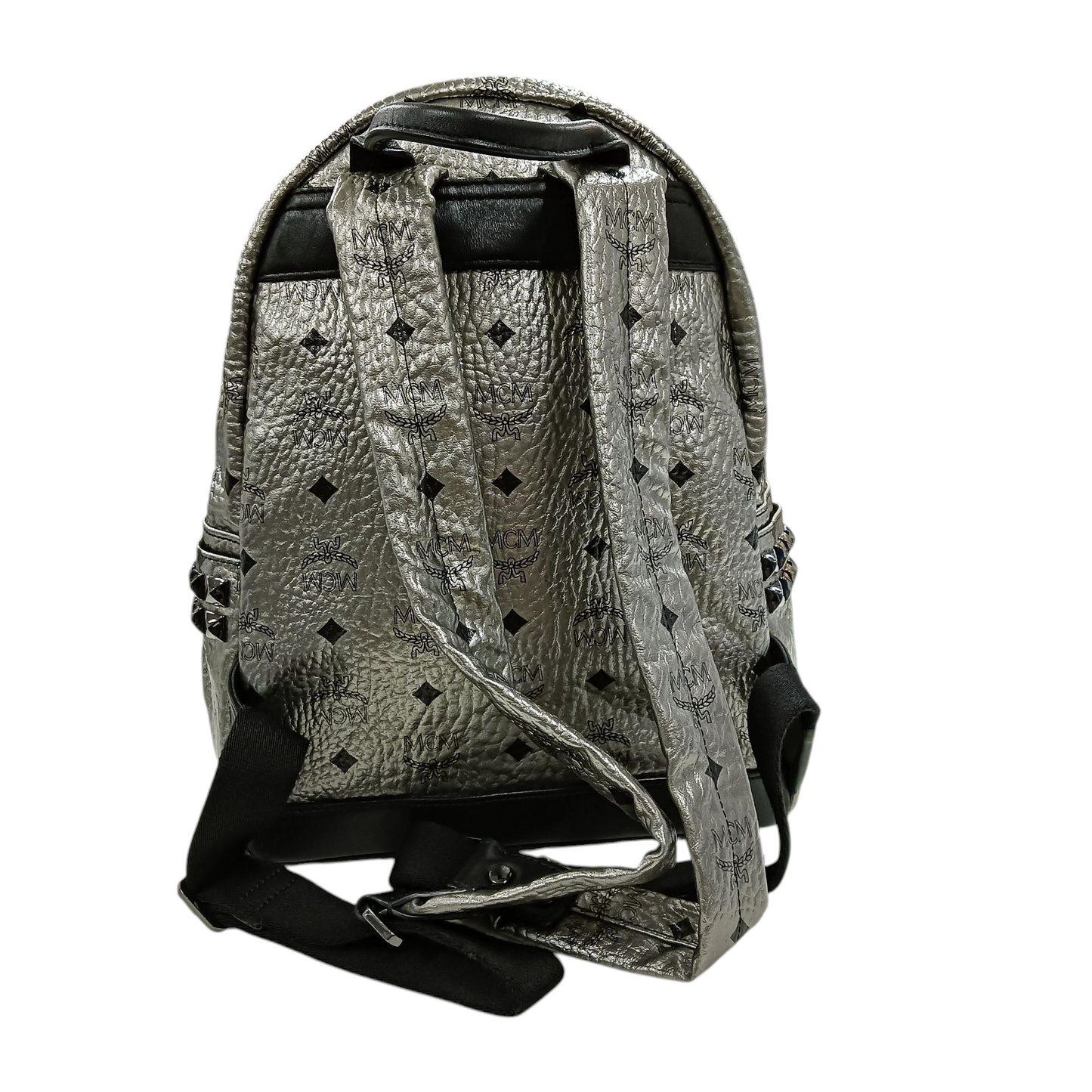MCM Rucksack MMK5AVE43SV001 Silver/Black