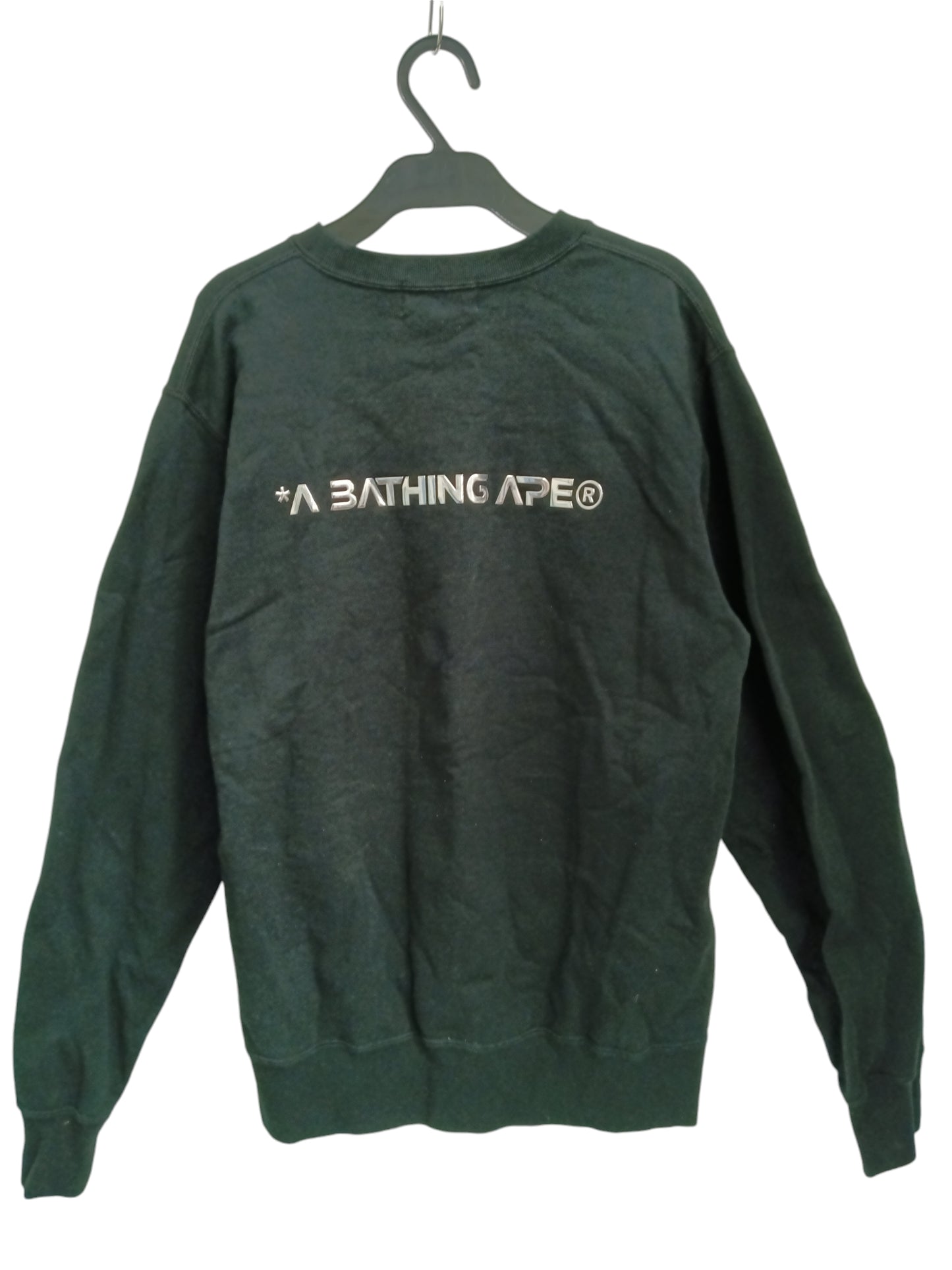 A BATHING APE SWEAT MENS BLACK 001SWH701011F SIZE L