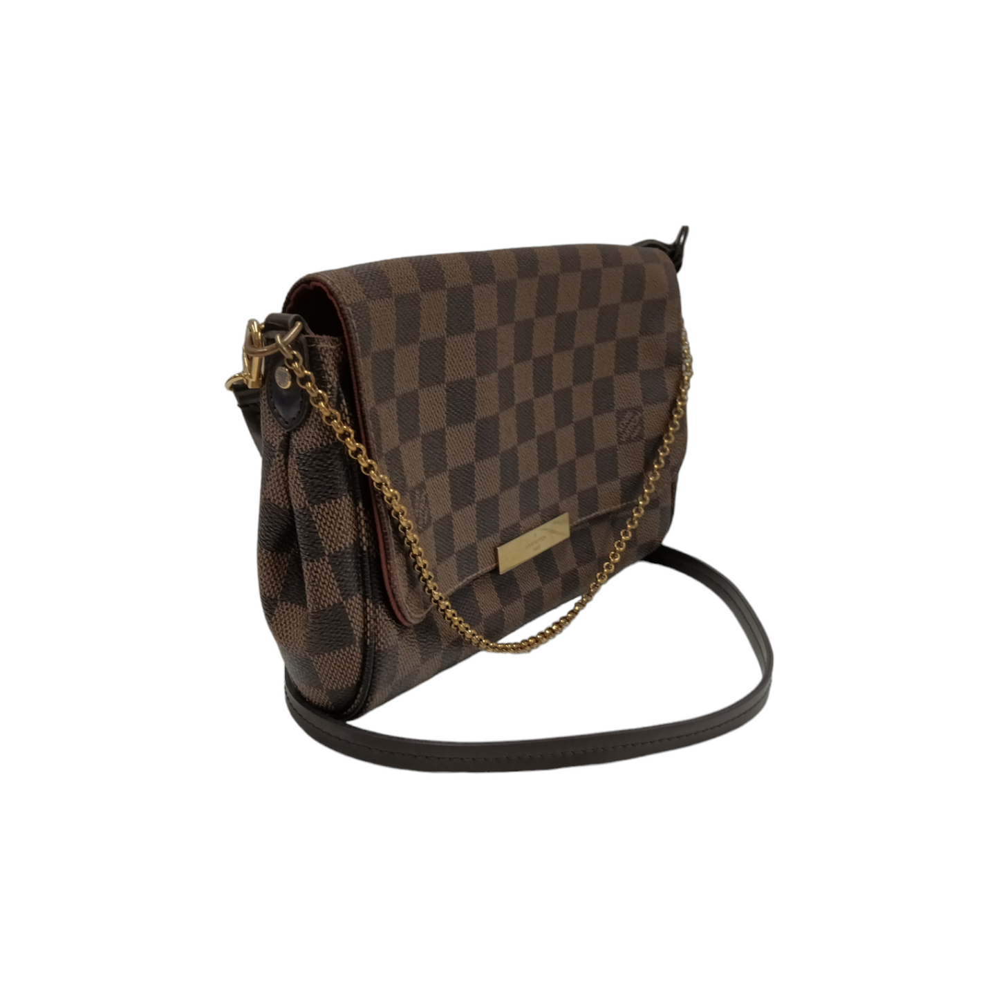 LOUIS VUITTON Shoulder Bag Brown FL4114