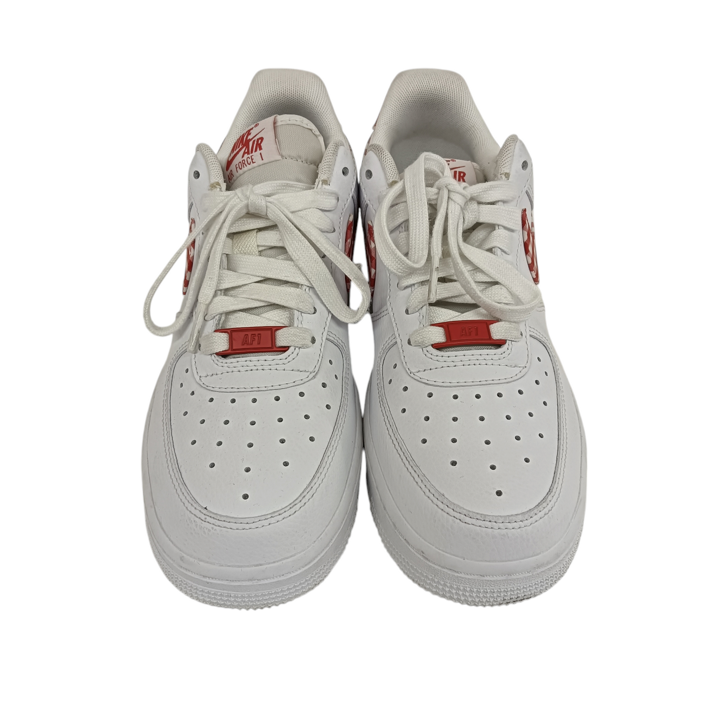 NIKE Sneaker 38 DZ2784-101 Lady's White/Red Rank(AB) Stain