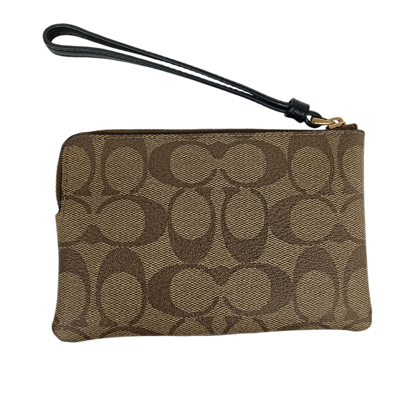 COACH Pouch F58035 Brown/Black Stain
