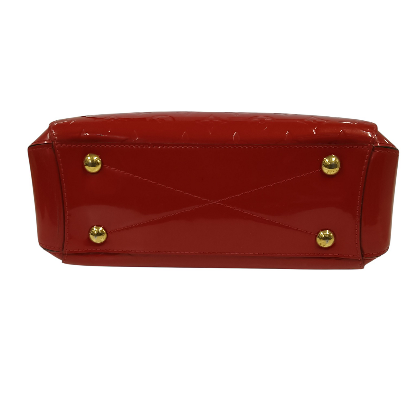 LOUIS VUITTON 2WAY Bag Monogram M50187 Red **Stain CA1185