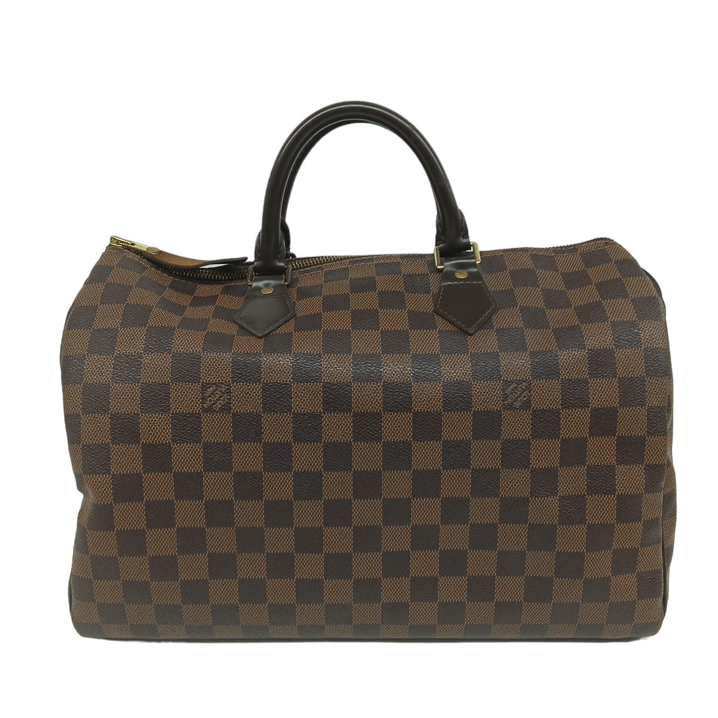 LOUIS VUITTON Bag Damier N41523 Brown Speedy35