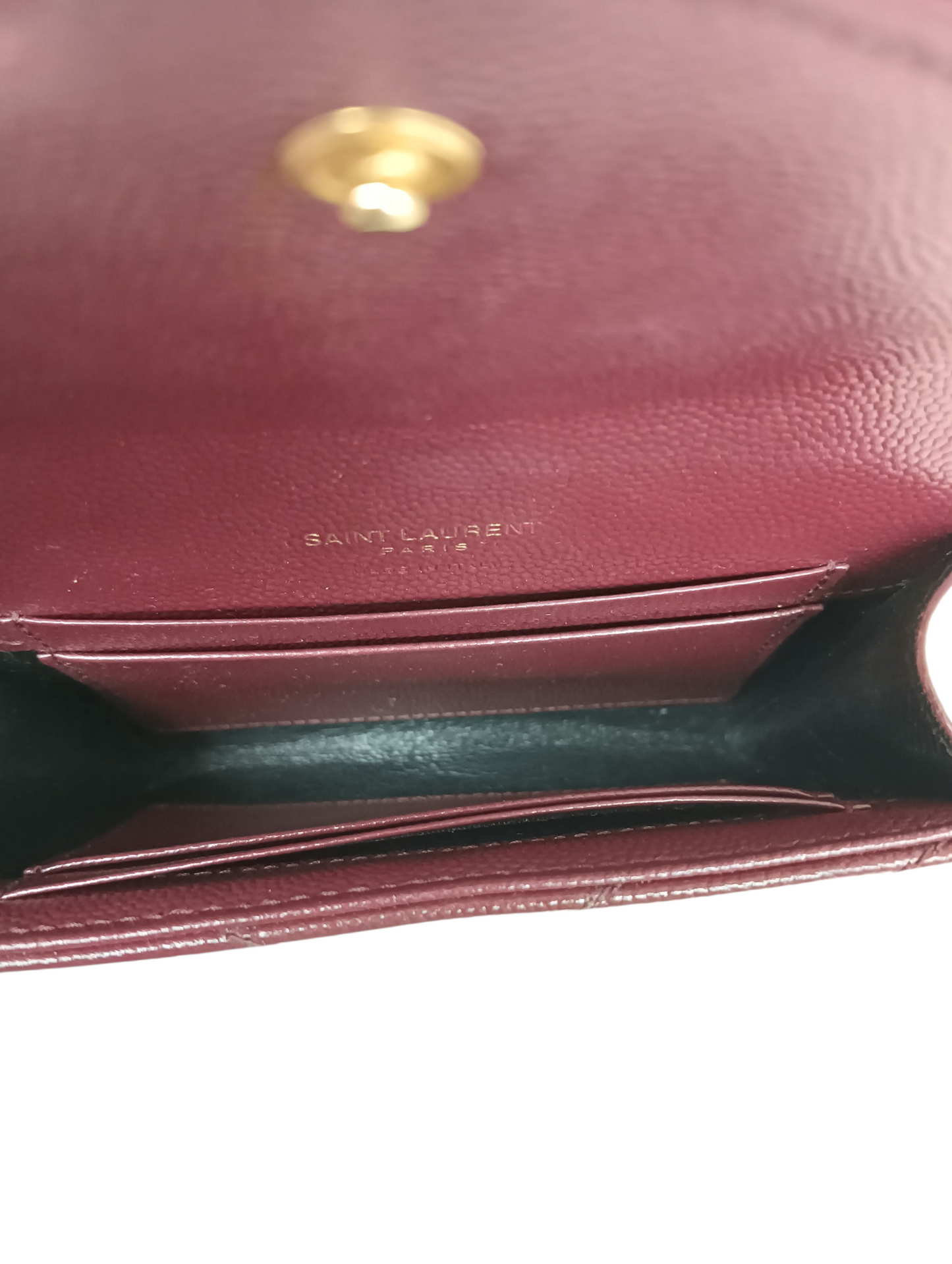 Saint Laurent Paris Wallet YBL414404-1021 Red Wine