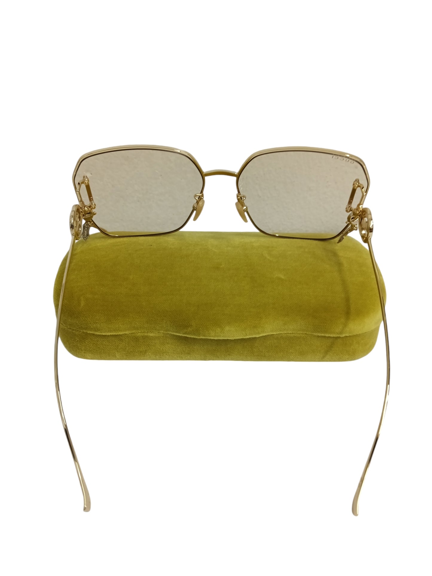 GUCCI SUNGLASSES GOLD GG1207SA