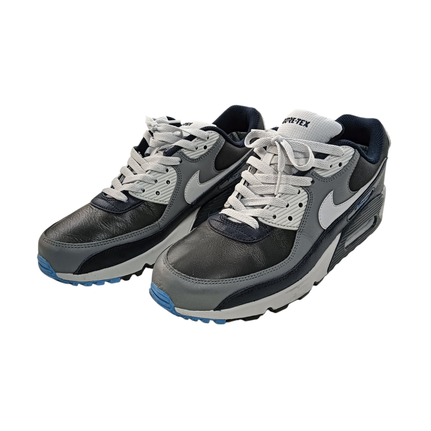 NIKE AIR MAX 90 GTX GORE-TEX DJ9779-004 Anthracite Pure platinum blue