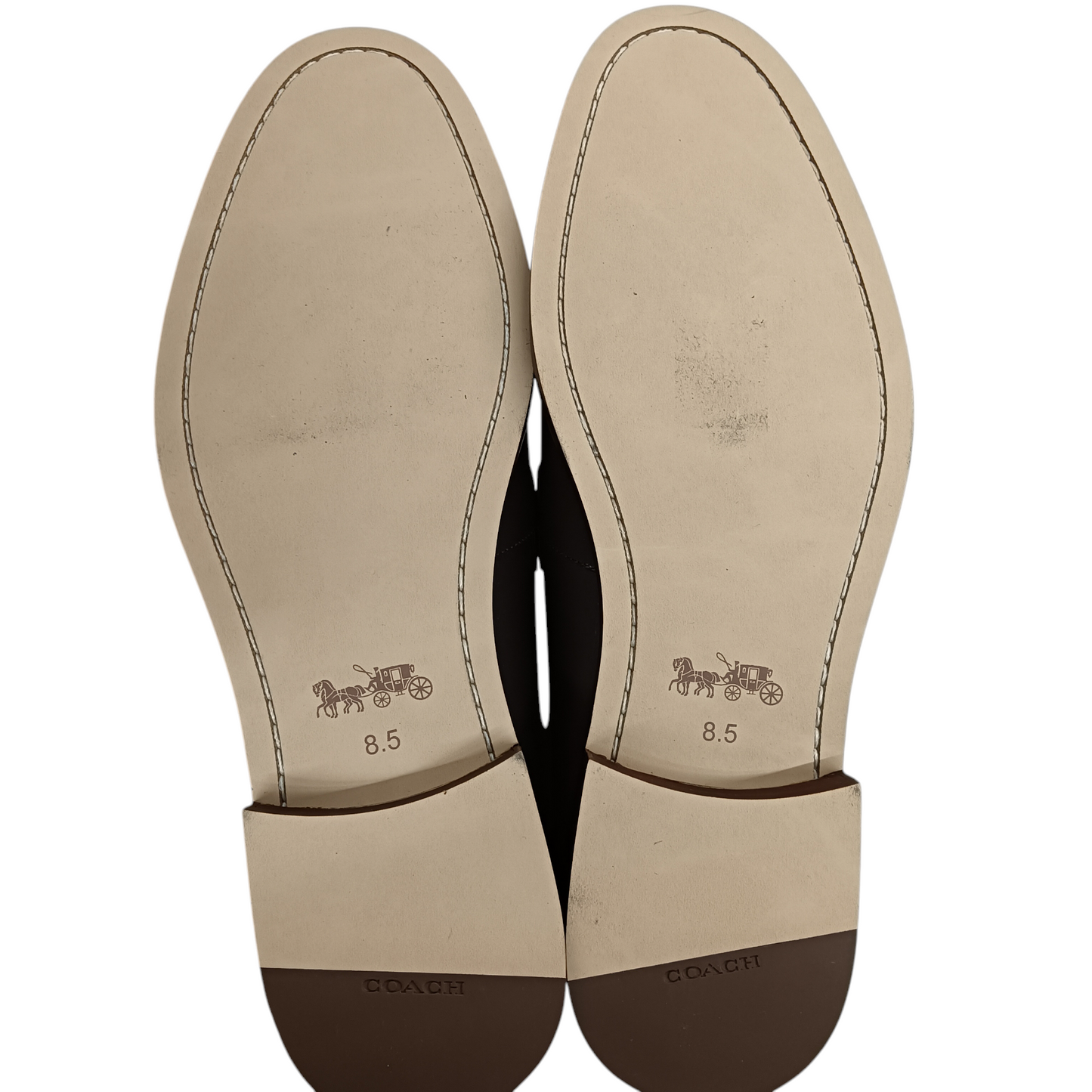 COACH Loafers Mens 8.5 Brown CR876 Rank(A)
