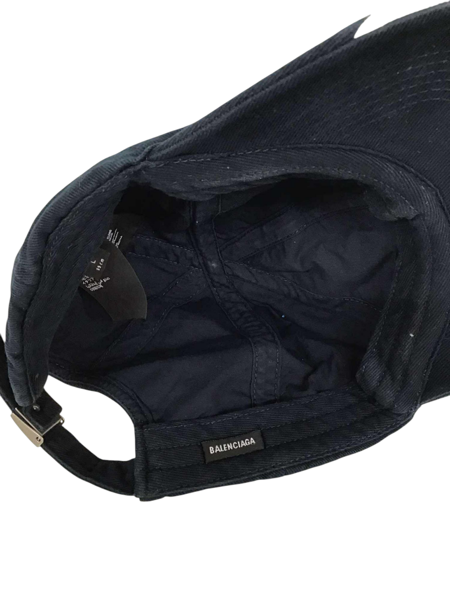 BALENCIAGA Cap 673323 410B2 Navy Size L 59cm