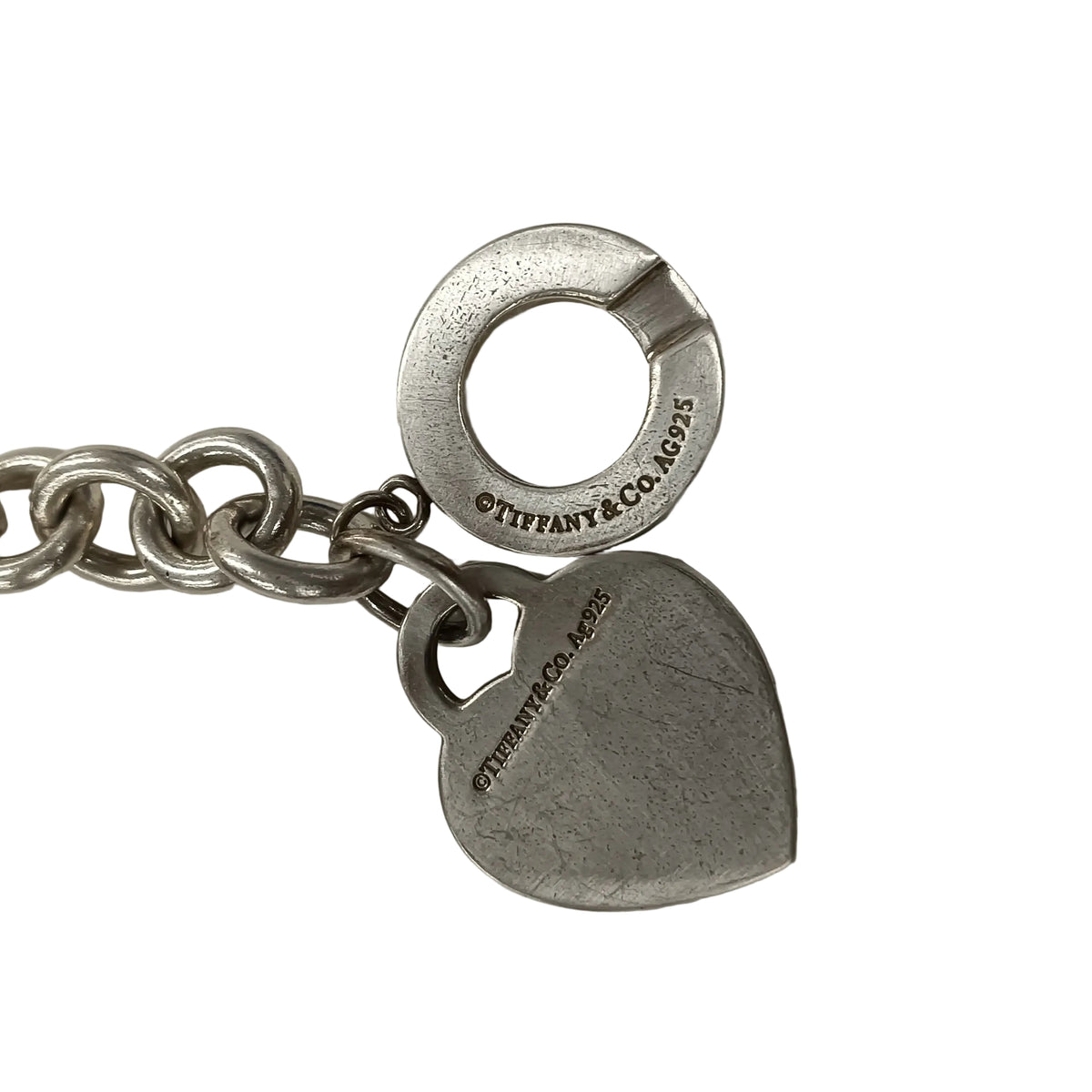 Bracelet Tiffany & Co. silver 925 Heart Tag Toggle