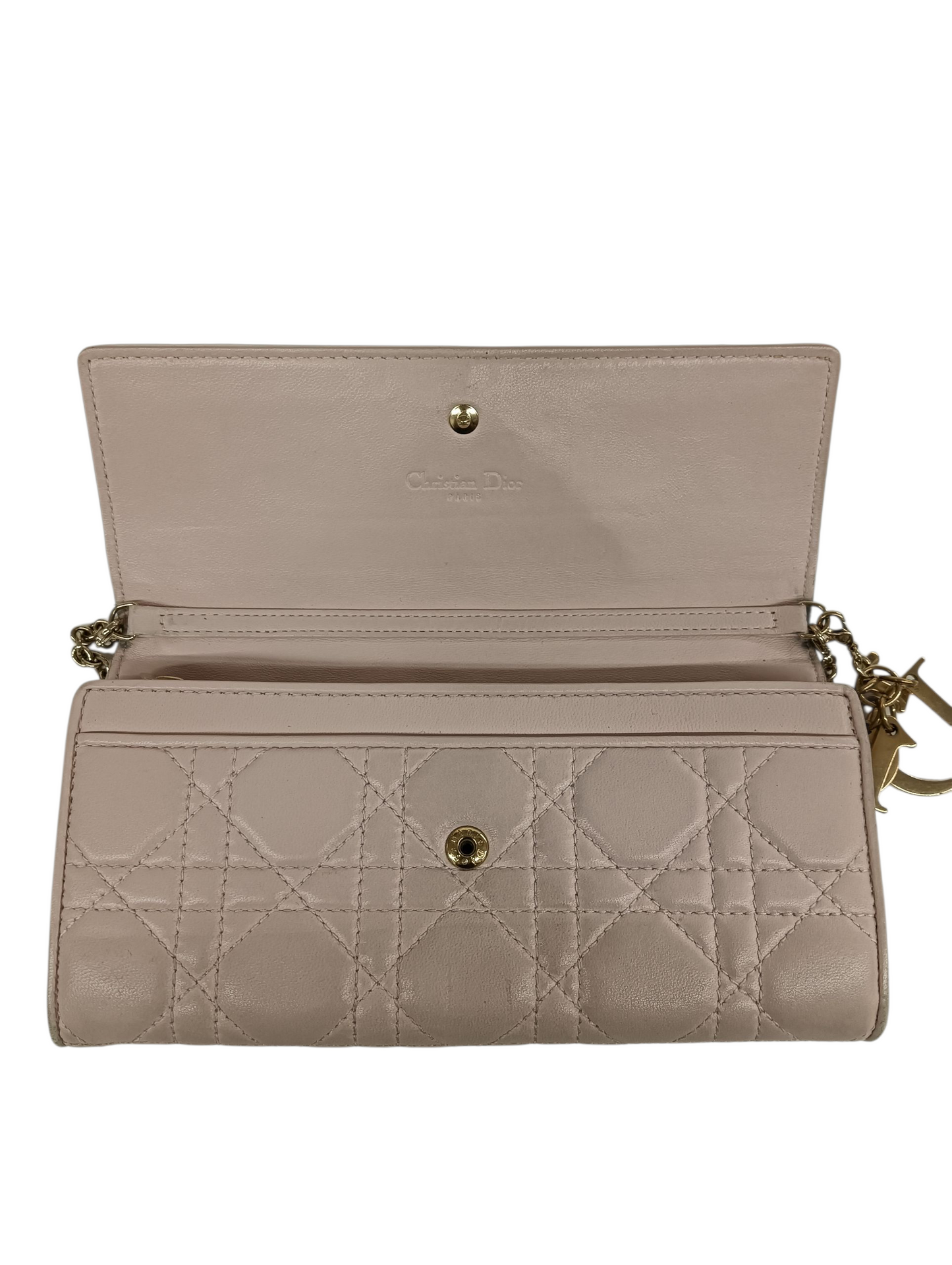 CHRISTIAN DIOR Chain wallet CAL43060P Pink