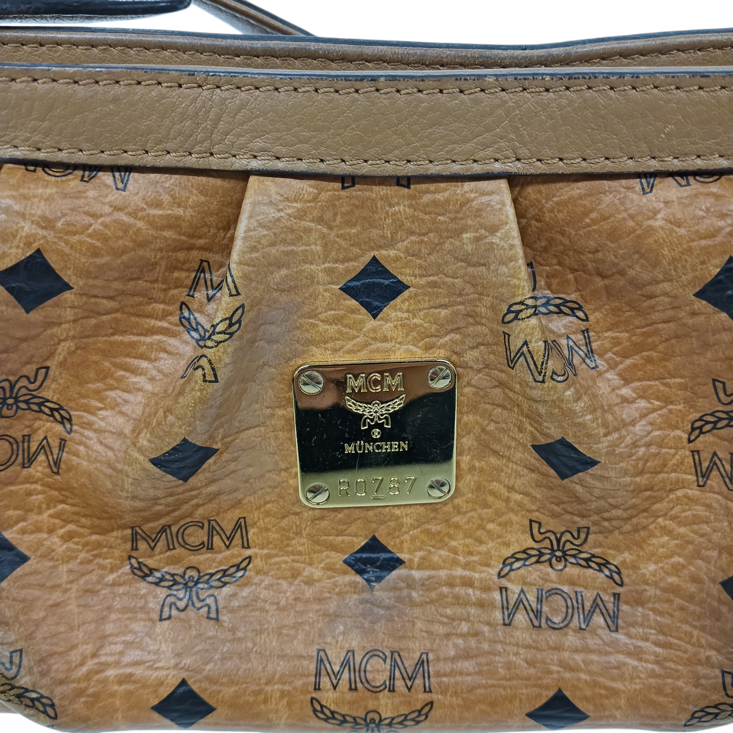 MCM One Shoulder Bag MWC9AVI08C0001 Rank (C) Brown