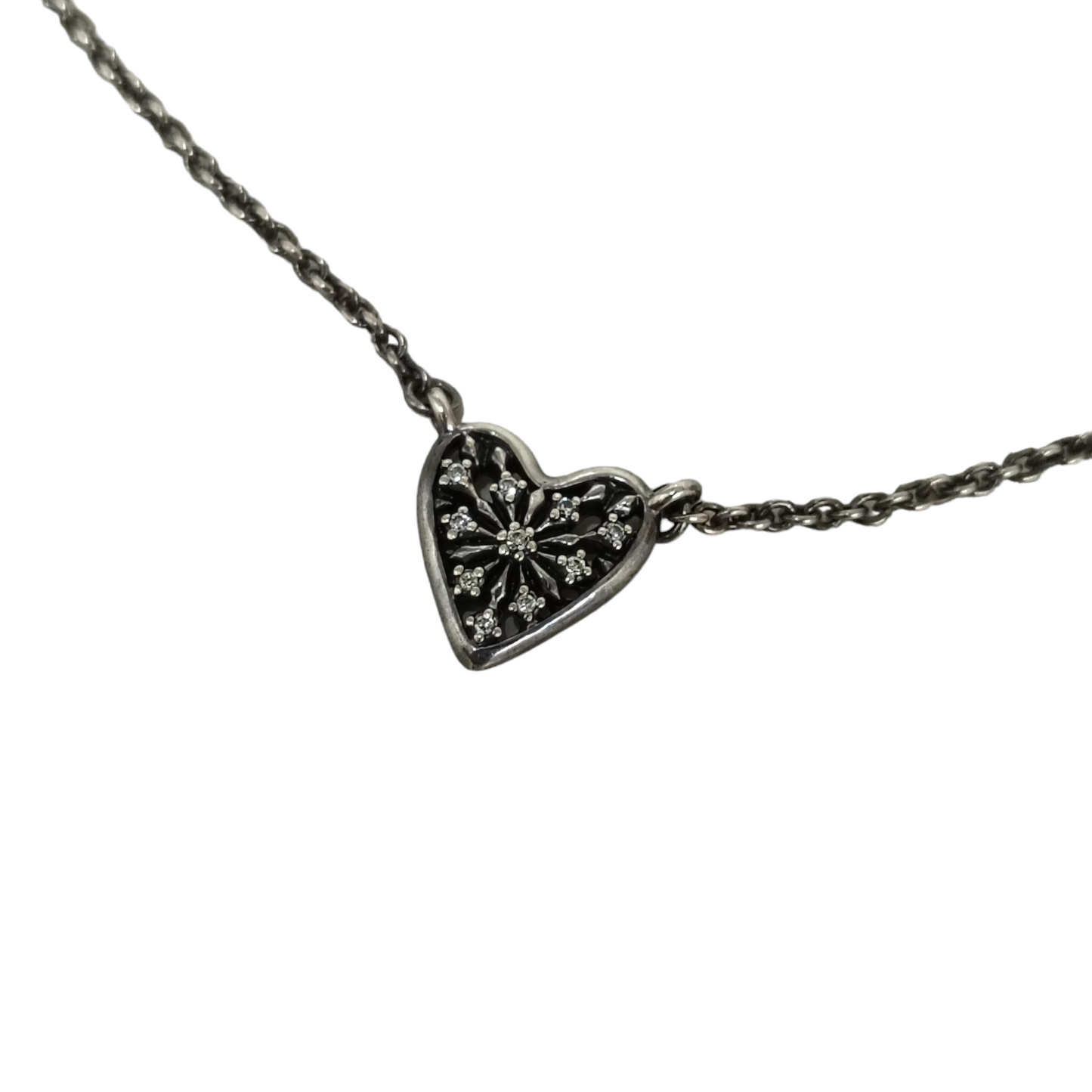 PANDORA Necklace Silver ALE S925 Heart