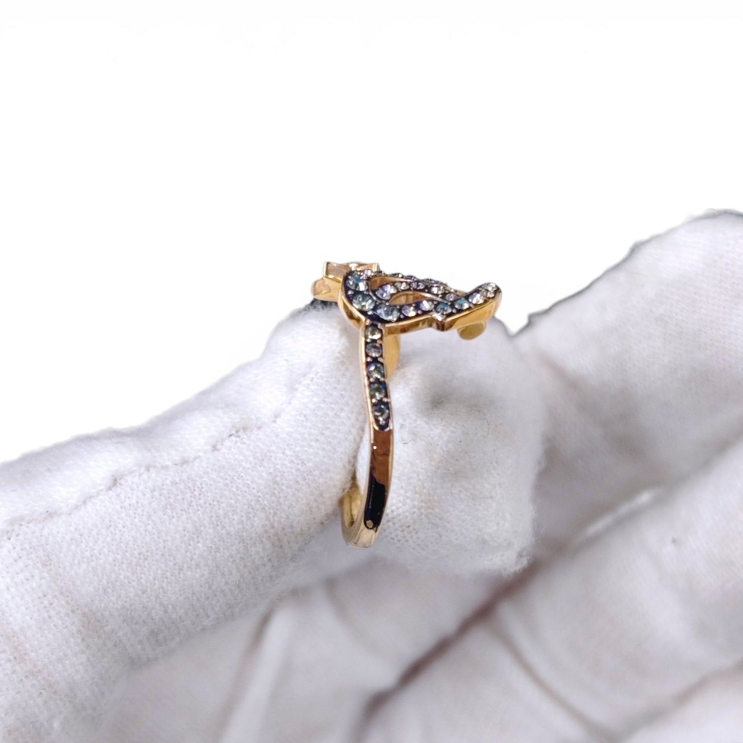 SWAROVSKI Ring Gold/Green 556672 Rank A